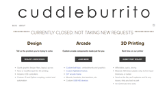 Desktop Screenshot of cuddleburrito.com
